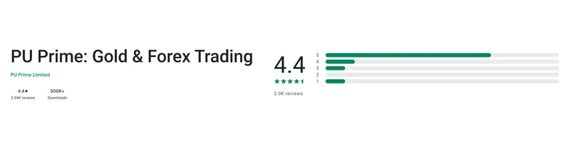 Ficha de Google Play de PU Prime tal como se ve en México, capturada el 10 sep 2026.