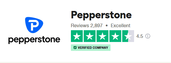 Puntuación de Pepperstone en Trustpilot