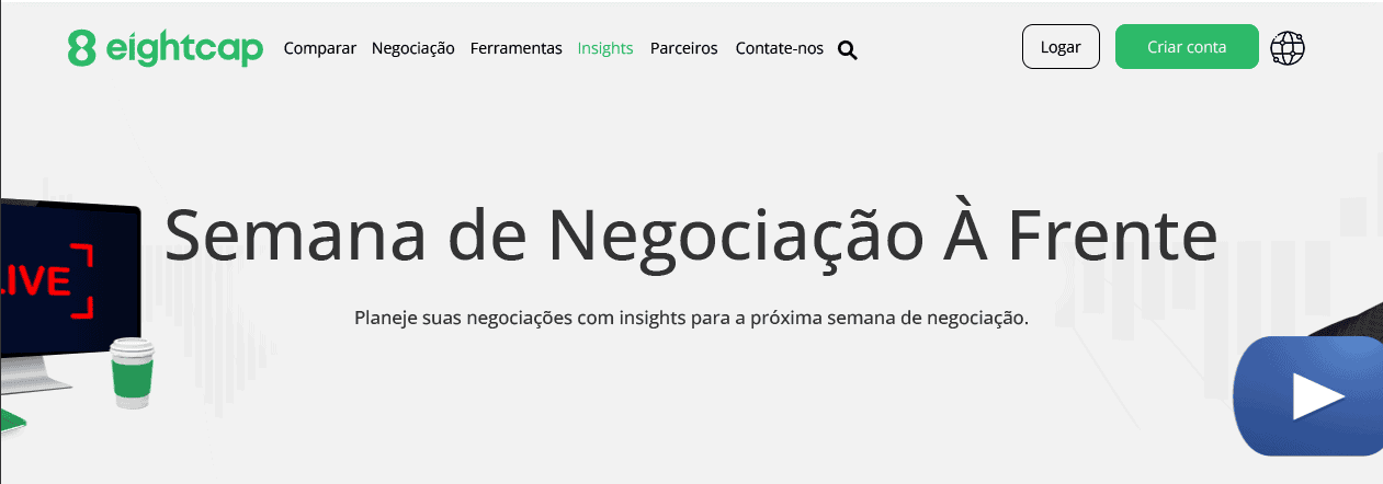 Segmento educacional da Eightcap