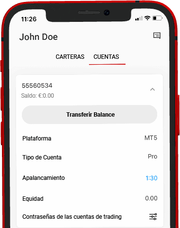 Aplicación Móvil de Tickmill