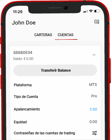 Aplicación Móvil de Tickmill