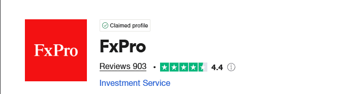 Reseñas de FxPro en Trustpilot