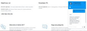 roboforex servicio al cliente