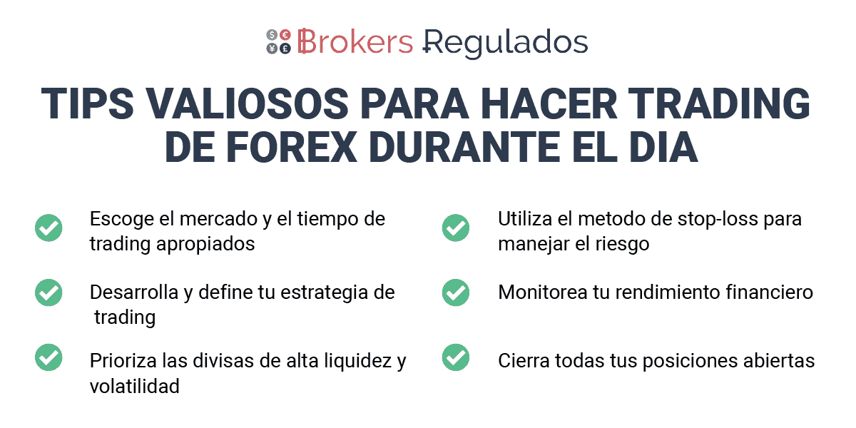 tips valiosos para hacer trading de forex durante el dia