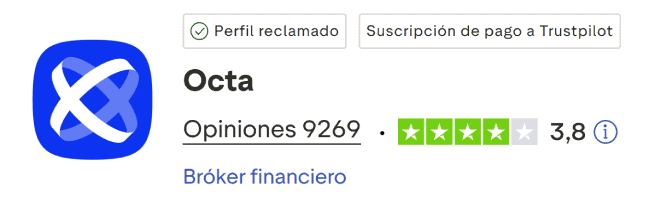 Octa TrustPilot