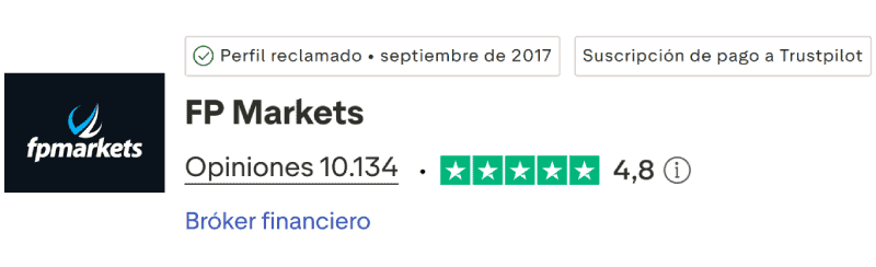 FP Markets Trustpilot