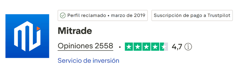 Mitrade Trustpilot