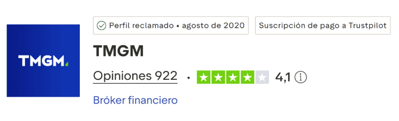 TMGM Trustpilot